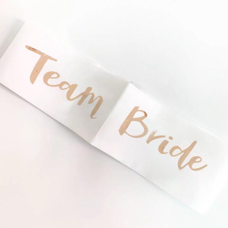 Other Wedding Decorations: Bridal Party Sash Rose Gold Bride Bridesmaid Maid Honour Mother Hens Night Wear - Mother Of The Bride