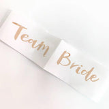Other Wedding Decorations: Bridal Party Sash Rose Gold Bride Bridesmaid Maid Honour Mother Hens Night Wear - Mother Of The Bride
