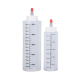 Kitchen Utensils: Squeeze Condiment Dispenser Bottles 250ml 500ml Sauce Craft Use Set of 6 - 250ML