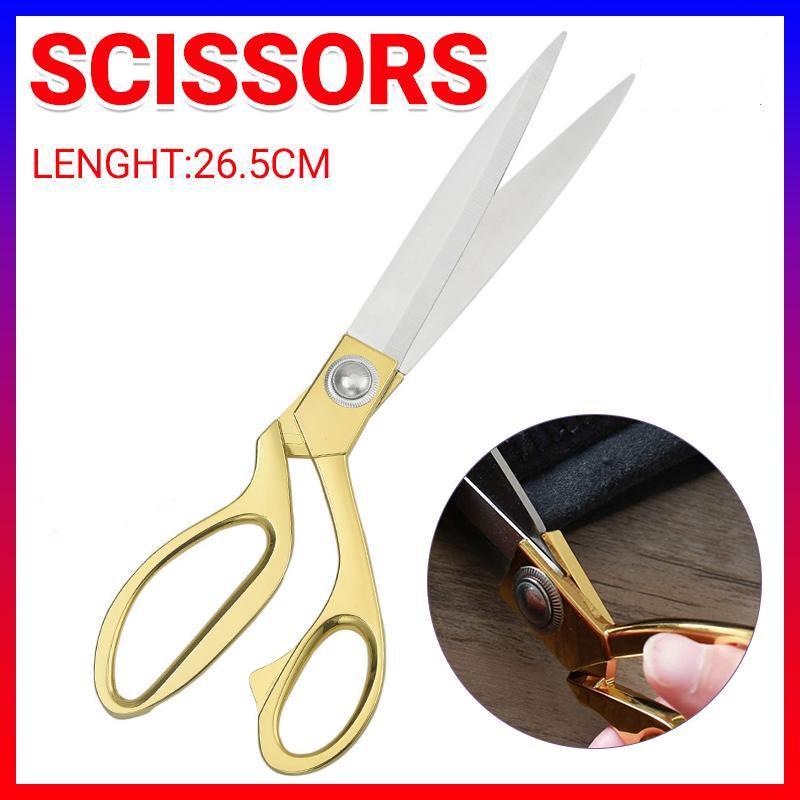 Scissors: 10.5inch Scissors Tailor Dressmaking Sewing Cutting Trimming Fabric Cutting Shear