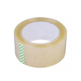 Postage Satchels & Boxes: Clear Packing Tape 48mm x 100m for Carton Sealing 6 to 48 Rolls - 48 Rolls
