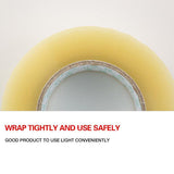 Postage Satchels & Boxes: Clear Packing Tape 48mm x 100m for Carton Sealing 6 to 48 Rolls - 48 Rolls