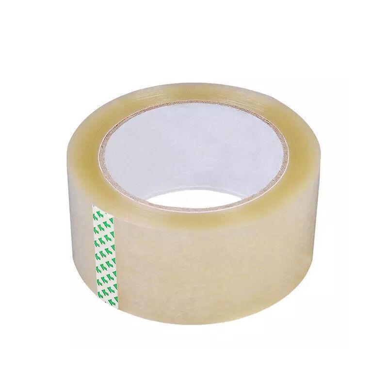 Postage Satchels & Boxes: Clear Packing Tape 48mm x 100m for Carton Sealing 6 to 48 Rolls - 6 Rolls