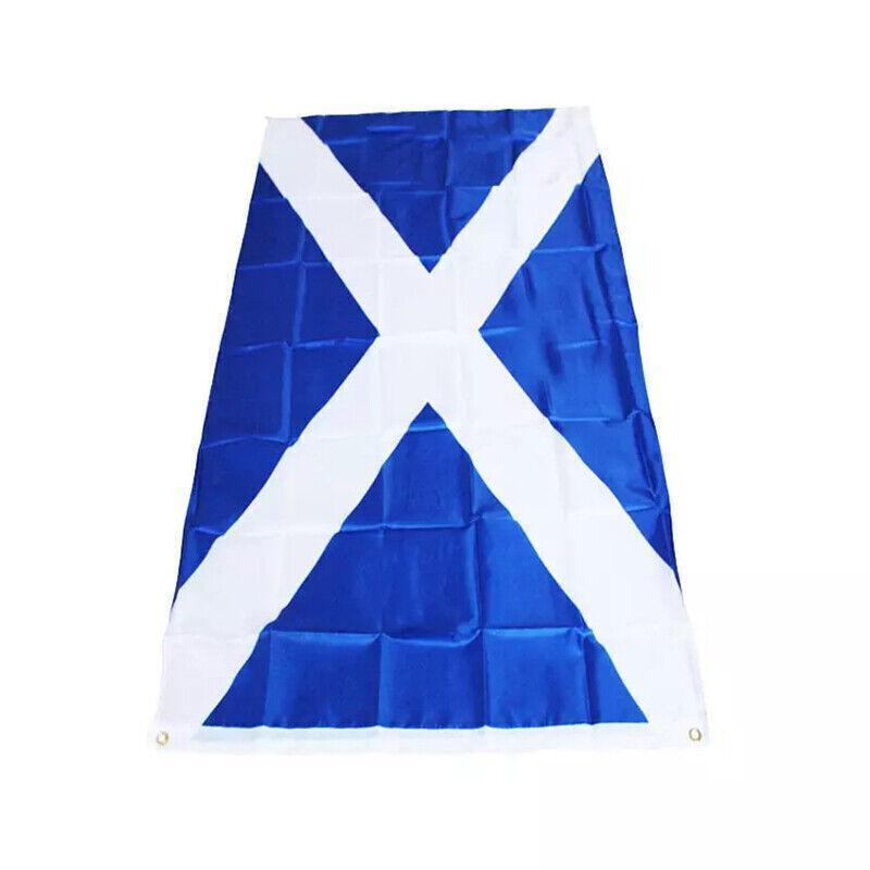 Outdoor Decorations & Lights: Large Scotland Scottish Flag Saltire Heavy Duty Outdoor 90 X 150 CM - 3ft x 5ft