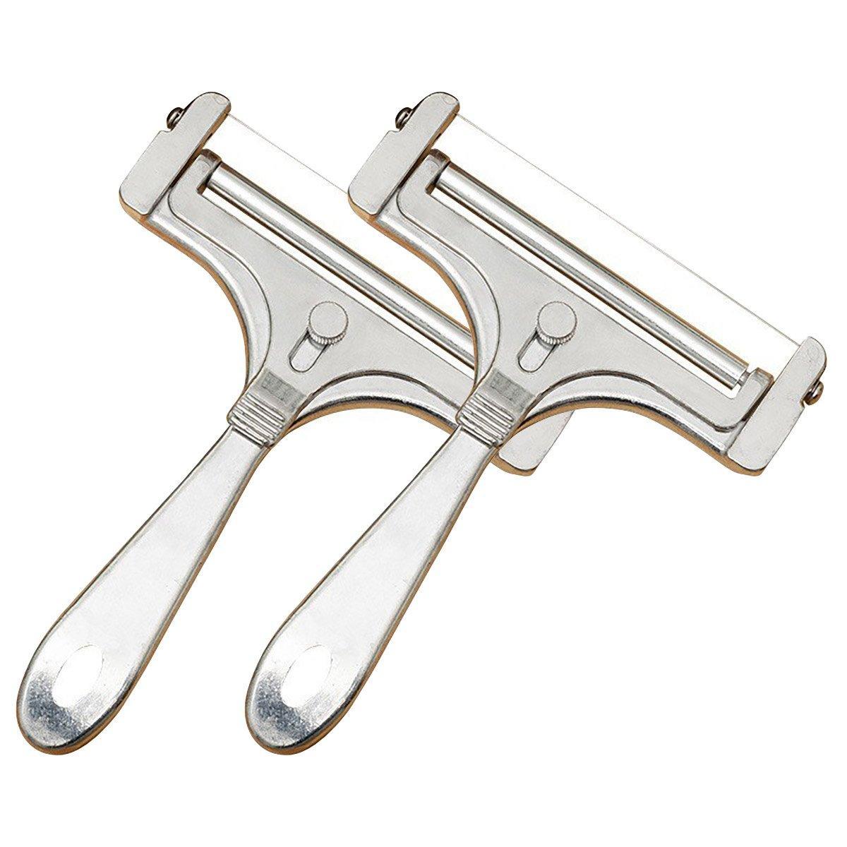 Kitchen Utensils: 1/2 PCS Butter Cheese Grater Slicer Scraper Stainless Steel Kitchen Gadget Tool - 2PCS