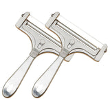 1/2 PCS Butter Cheese Grater Slicer Scraper Stainless Steel Kitchen Gadget Tool - 2PCS