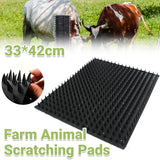 Farm Equipment: Cattle Body Brush Scratching Pad Assistant Tool for Farm Pasture Cow and Sheep