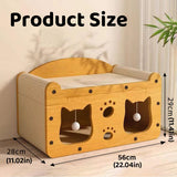 Cat Scratchers: Cat Scratching Board Nest All in One Wear Resistant House Cat Scratching Toy