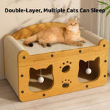 Cat Scratchers: Cat Scratching Board Nest All in One Wear Resistant House Cat Scratching Toy