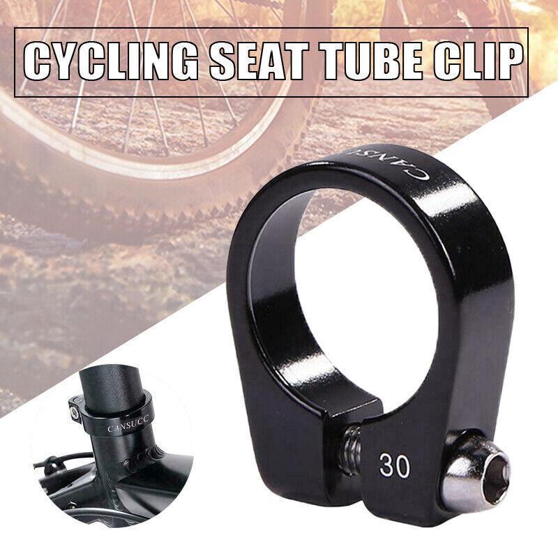 Bicycle Parts: 30mm Bike Seatpost Clamp Screw Lock for Balance Bike Fixie and MTB