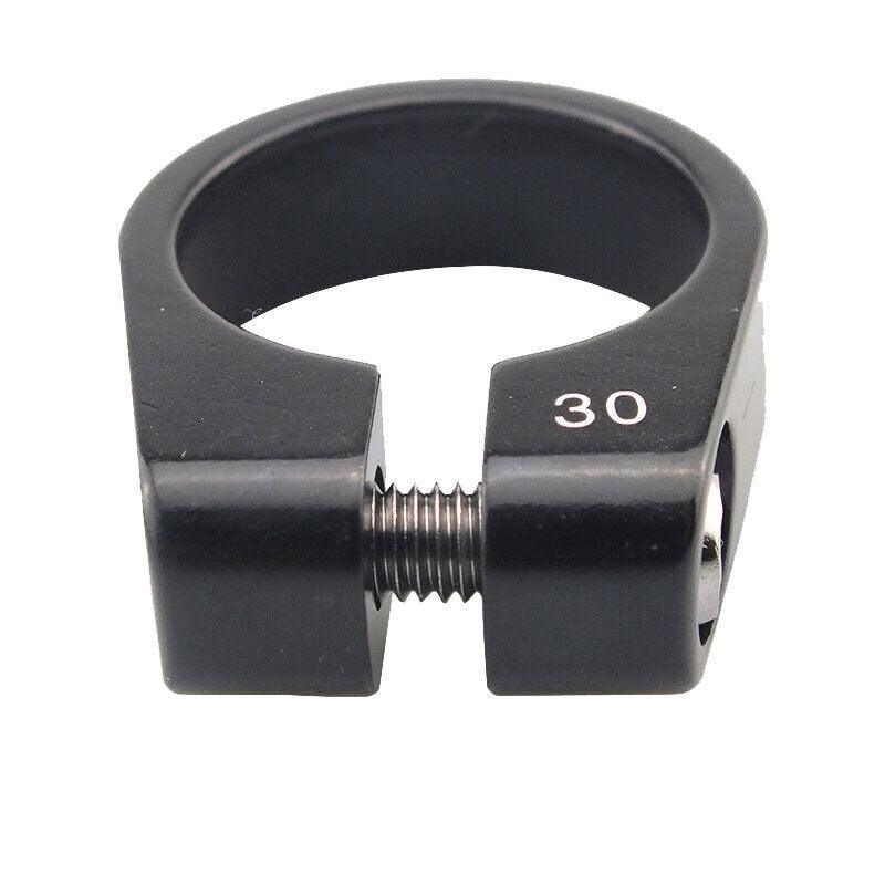 Bicycle Parts: 30mm Bike Seatpost Clamp Screw Lock for Balance Bike Fixie and MTB