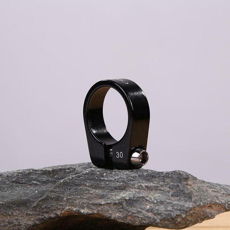 Bicycle Parts: 30mm Bike Seatpost Clamp Screw Lock for Balance Bike Fixie and MTB