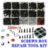 Hardware Hooks: 500PCS/Set RC Screws Box Repair Tool Kit for 1/10 HSP RC Car DIY Accessories