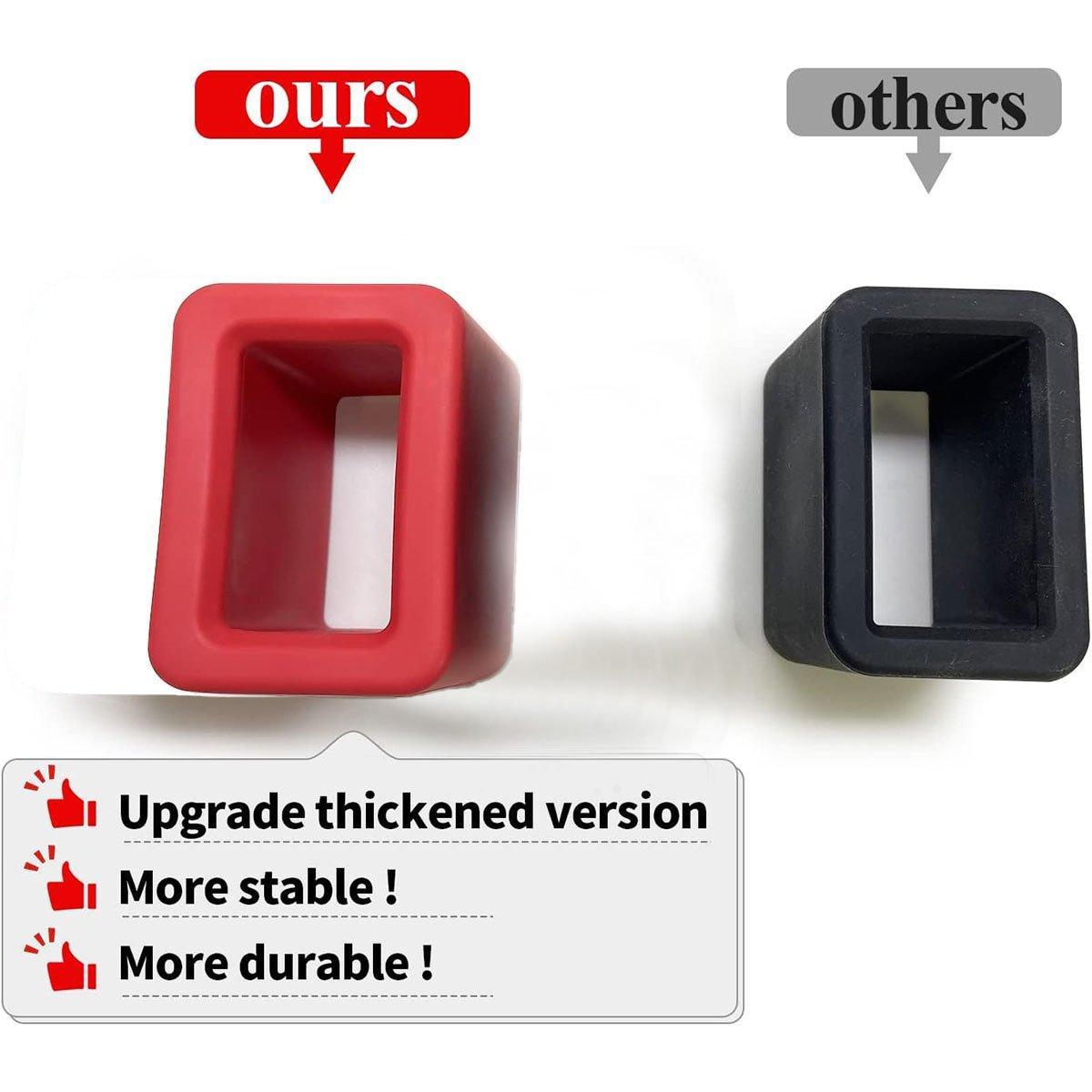 Automotive Parts: 3PCS Vehicle Buckle Insert Slot Lifter Silicone Spacer Block