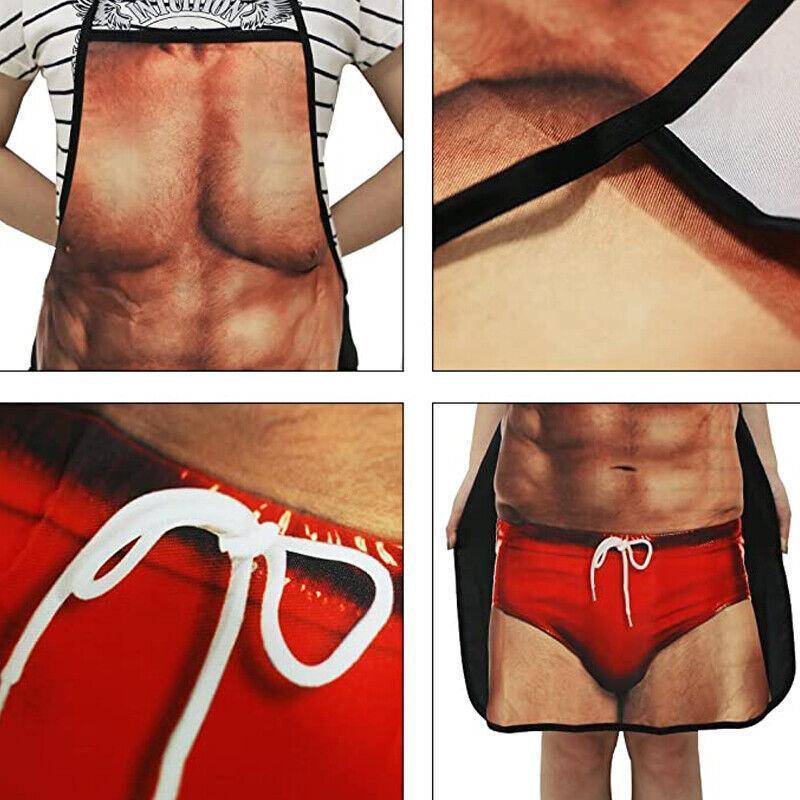 Aprons: Funny Adult Men Women Novelty Aprons Party Game Cooking Kitchen BBQ Baking - Sexy Lace