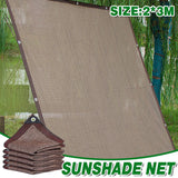 Canopies & Gazebos: Breathable Sun Shade Sail Canopy Cover Curved Edge Patio Awning Outdoor Brown