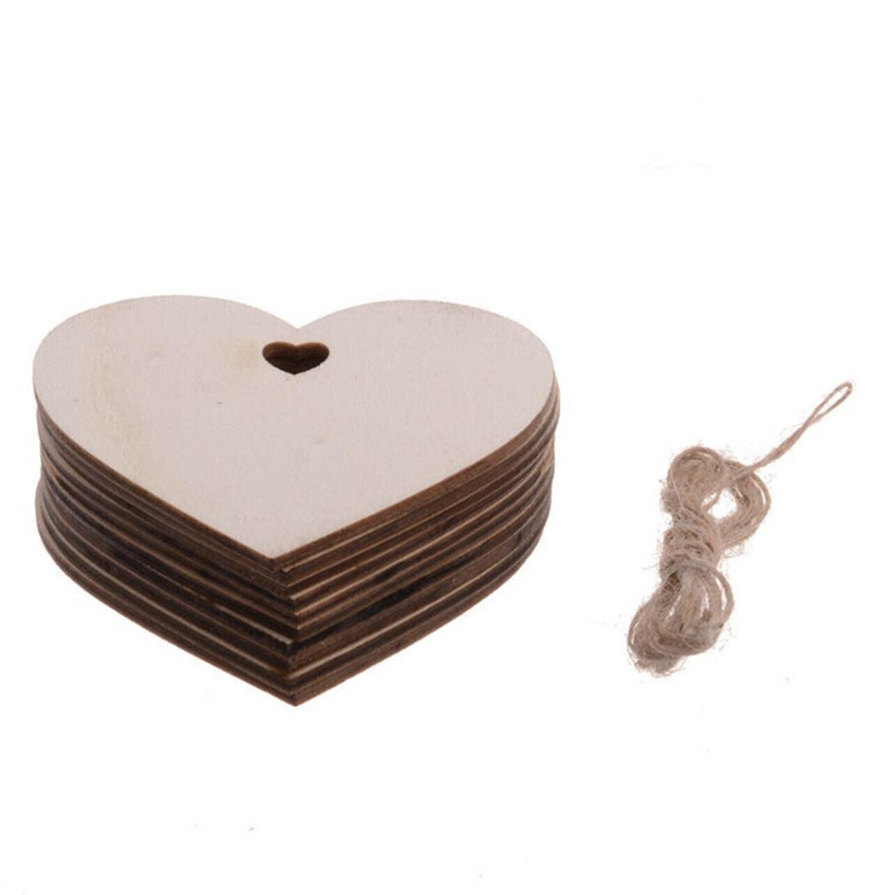 Christmas Decorations: Wooden Christmas Hanging Ornament for Tree DIY Craft Decoration 10pcs - Star