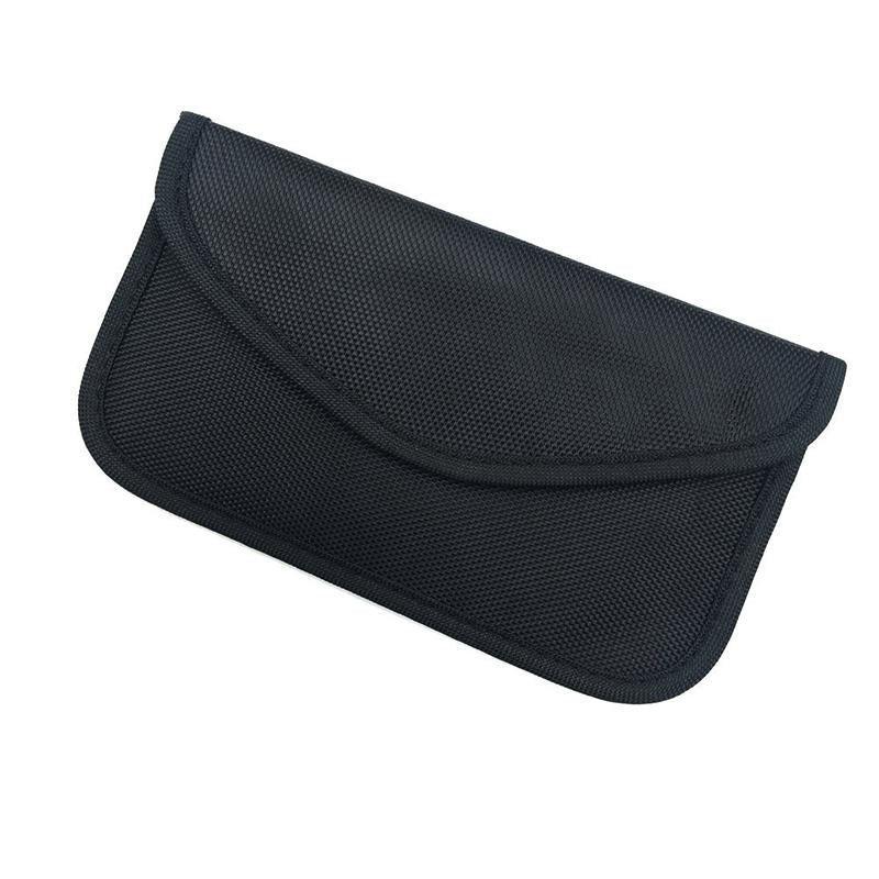 Automotive Decor: Car Key Case For Faraday Cage Fob Pouch Keyless RFID Blocking Bag - Black
