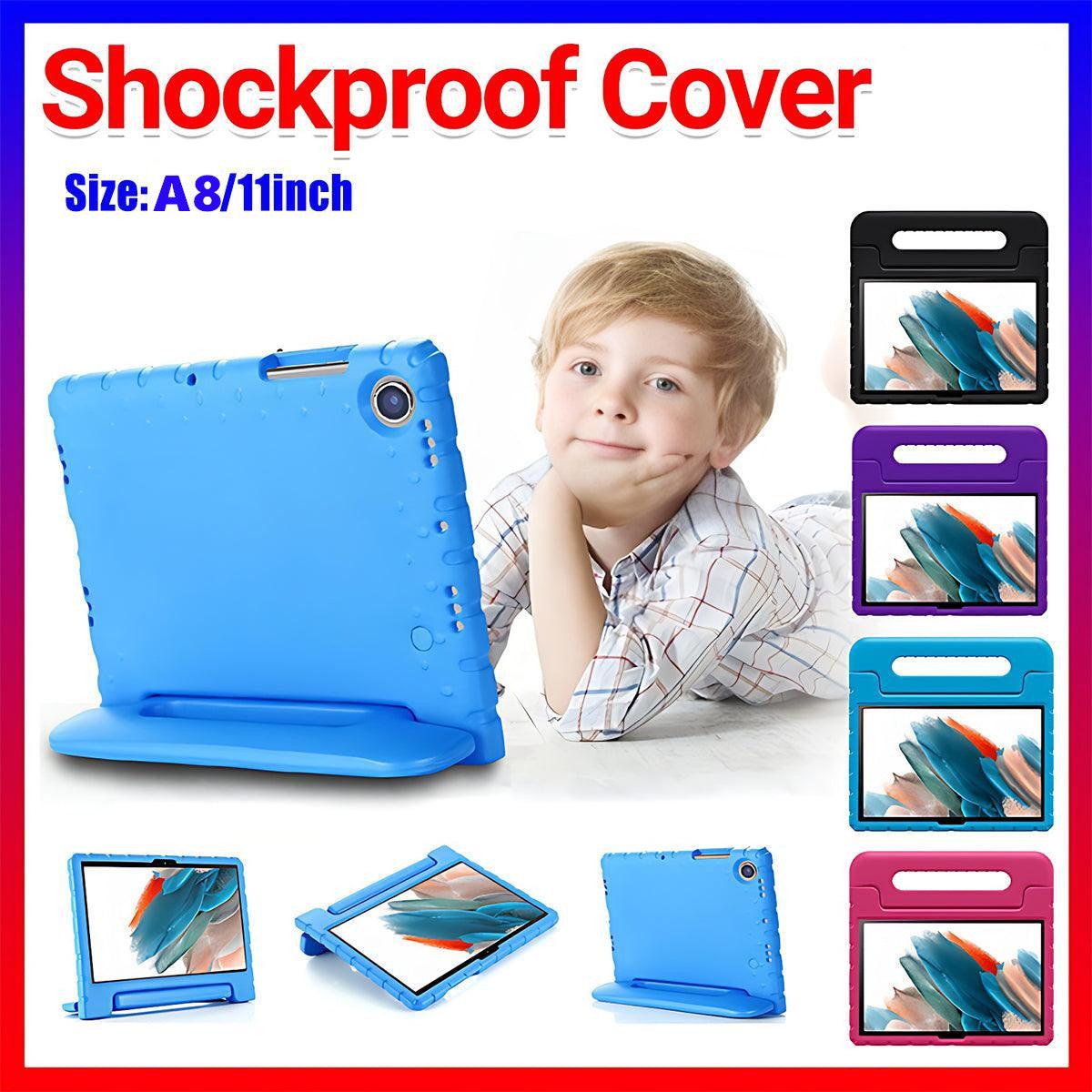 Tablets & Cases: For Samsung Galaxy Tab A8 Plus 11Inch EVA Case Handheld Protective Drop Cover - Purple