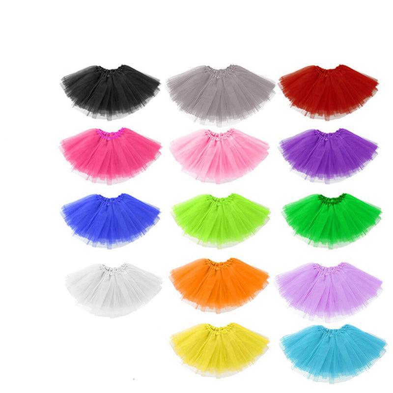 Women's Bottoms: Womens Tulle Tutu Skirt Dressup Party Costume Ballet  Dance Wear - Black