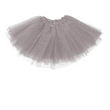 Women's Bottoms: Womens Tulle Tutu Skirt Dressup Party Costume Ballet  Dance Wear - Black