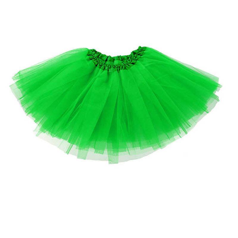 Women's Bottoms: Womens Tulle Tutu Skirt Dressup Party Costume Ballet  Dance Wear - Green