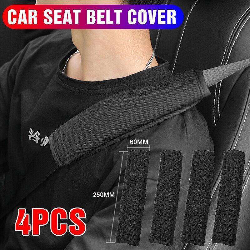 Automotive Parts: 4Pcs Car Shoulder Strap Cover Soft Pad Protector Harness Cushion Fluffy