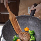 Kitchen Utensils: 5pcs Wooden Spatula Set Kitchen Cooking Utensils Wooden Spatula for Cooking