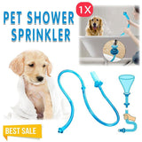 Pet Grooming Supplies: Pet Shower Connector Wash Hose Attachment Sprinkler Handheld Rinser Dogs Bathing