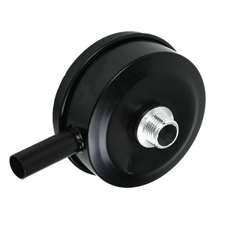 Air Compressors Accessories: 2 Pcs Compressor Male Threaded 20Mm Air Intake Silencer Filter Black Metal Shell