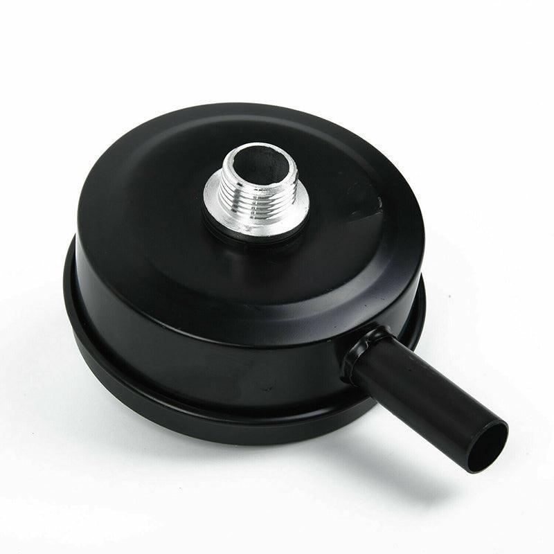 Air Compressors Accessories: 2 Pcs Compressor Male Threaded 20Mm Air Intake Silencer Filter Black Metal Shell