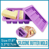 Bakeware & Accessories: Silicone Butter Mould Nonstick Paste Mould Reusable Baking Tool for Kitchen Use