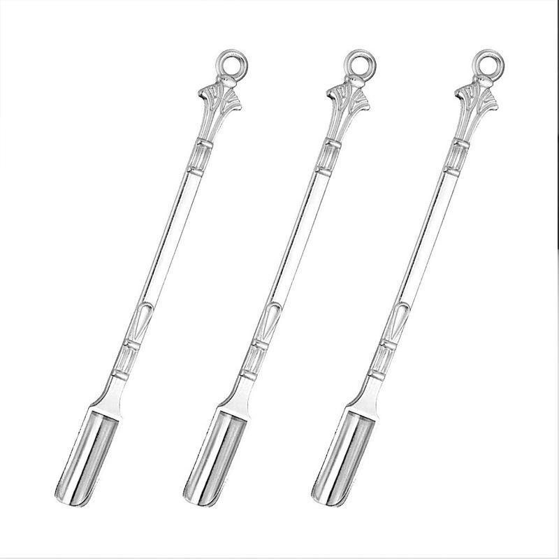 Kitchen Utensils: 6X Mini Powder Ladle Scoop Mini Spoon Spatula Metal Shovel Silver color Spoon