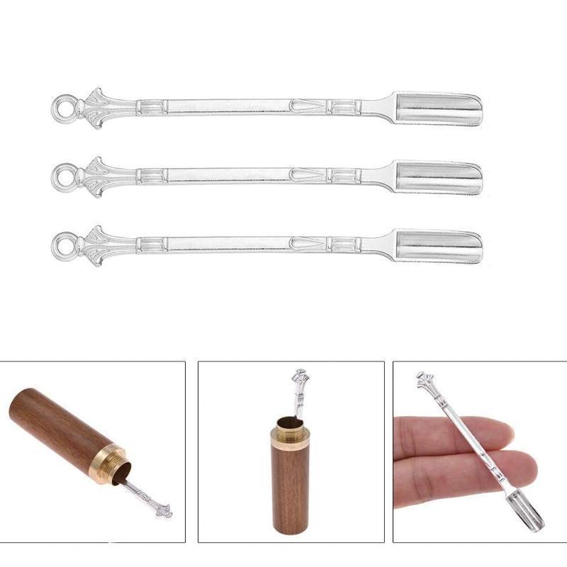Kitchen Utensils: 6X Mini Powder Ladle Scoop Mini Spoon Spatula Metal Shovel Silver color Spoon