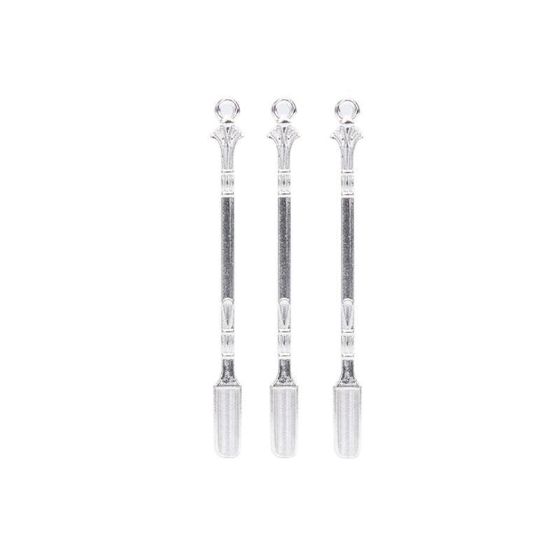 Kitchen Utensils: 6X Mini Powder Ladle Scoop Mini Spoon Spatula Metal Shovel Silver color Spoon