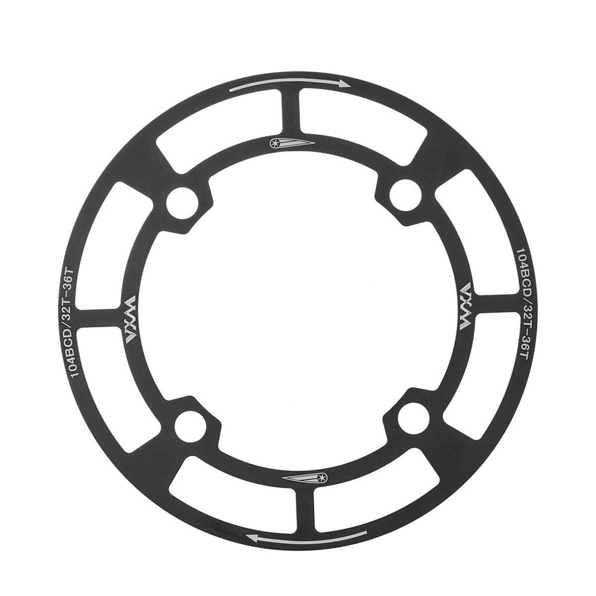 Round Bicycle Gear Disc Cover Single Speed Wheel Protection Shield for Bike Use