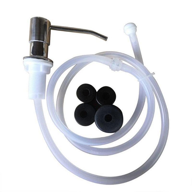 Shower Accessories: Stainless Steel Sink Soap Dispenser Extension Tube Kit Kitchen Sink Pumps Hand