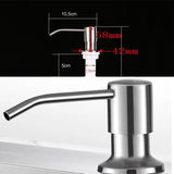 Shower Accessories: Stainless Steel Sink Soap Dispenser Extension Tube Kit Kitchen Sink Pumps Hand