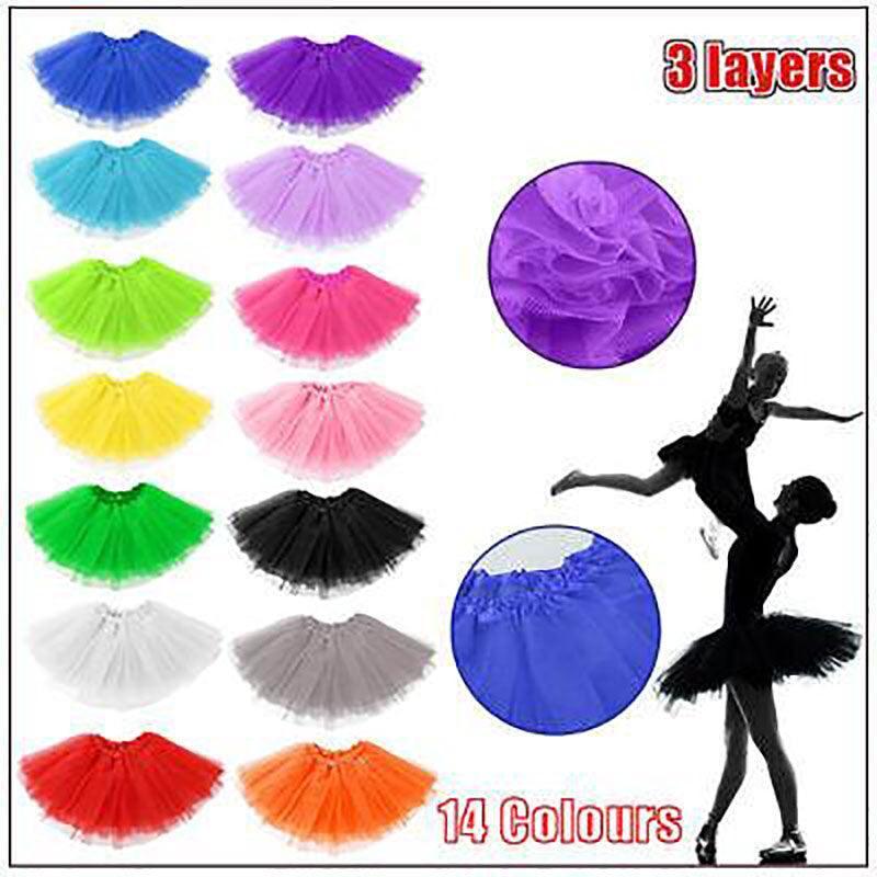 Women's Bottoms: Womens Tulle Tutu Skirt Dressup Party Costume Ballet  Dance Wear - Fruit Green