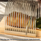 Kitchen Utensils: Multifunction Kitchen Bread Toast Slicer Potato Cheese Baking Cutter Divider