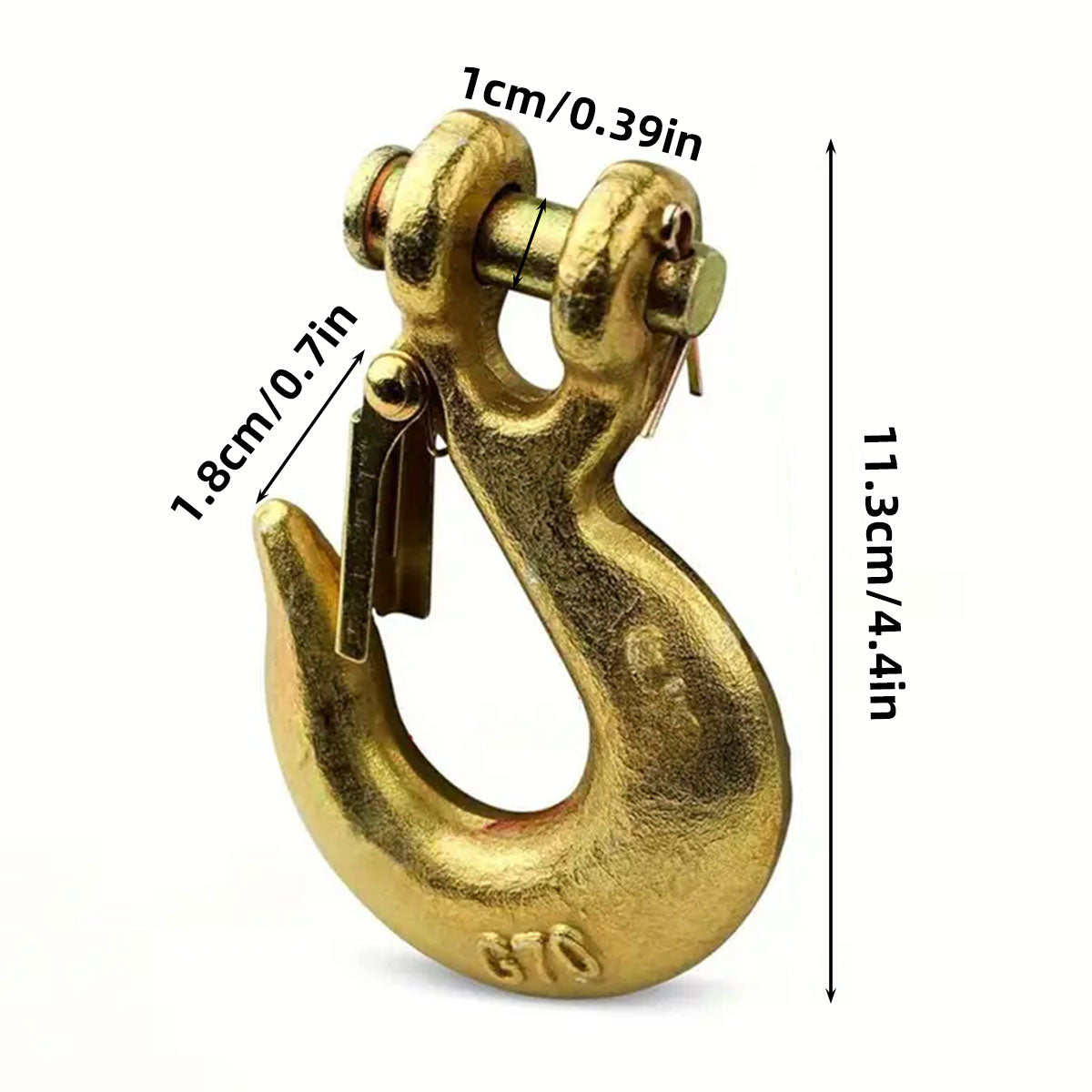 Hardware Hooks: 4pcs Sheep Horn Grab Hooks Slide Hooks Chain Link Hooks Heavy Duty Hanging Tools