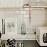 Kitchen Utensils: 3X Stainless Steel Slotted Filter Spoon MilkTea Kitchen Tool OilSkimmer Strainer