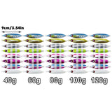 Fishing Tackle: Fishing Lure Bait Set 8pcs Conical Boat Tackle Artificial Hard Bait Accessories - 80g
