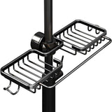 Kitchen & Dining Trolleys: Multifunctional Faucet Shelf Kitchen Storage Sink Draining Basket Household Rack - Black