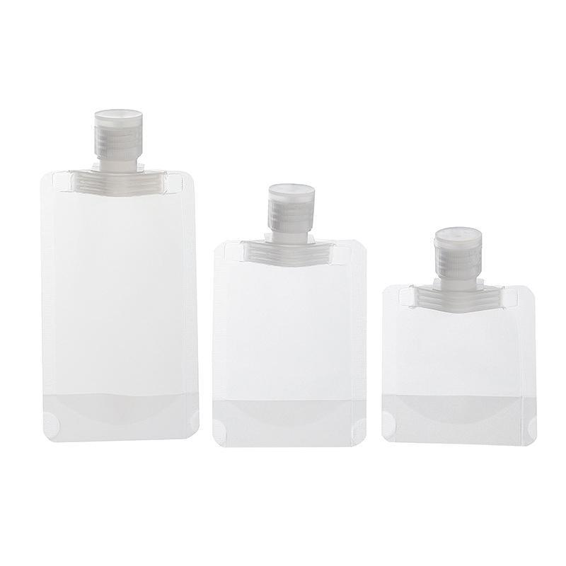 Cosmetic & Toiletry Bags: 15PCS Reusable Cosmetic Travel Leakproof Pouch Set 30ml 50ml 100ml