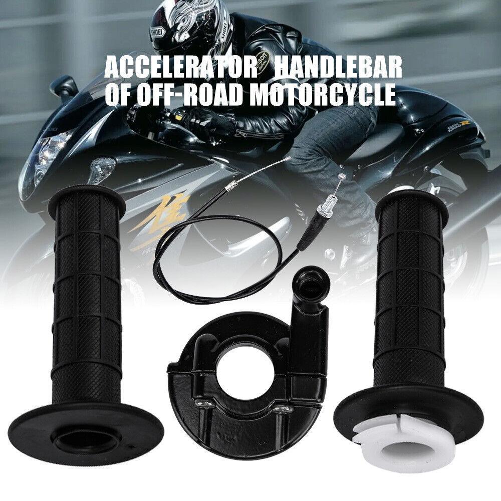 Automotive Parts: Twist Throttle Housing Hand Grip+120CM Cable 110cc 250cc PIT PRO Quad Dirt Bike
