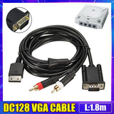 Mouse & Accessories: VGA High Definition Cable Box With Audio HD PAL NTSC For Sega Dreamcast Console