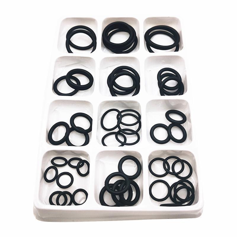 Automotive Repair & Speciality Tools: Rubber O-Ring Assortment Kit 50PC- Pack O-Rings Set Automotive Plumbing Seals