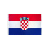 Outdoor Decorations & Lights: Large Croatia National Flag 90x150cm Outdoor Polyester Banner with Grommets