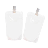 20Pcs 250ml Clear Spout Pouch Bags Leakproof Reusable Drink Packaging